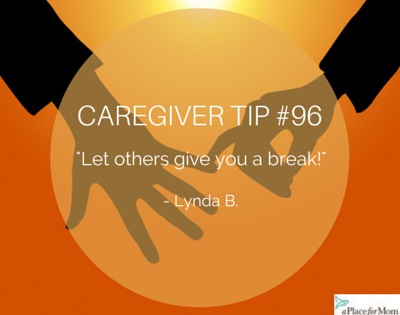 let others give you a break